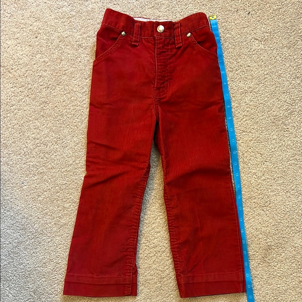 Vintage Healthtex kids Red Corduroy Pants